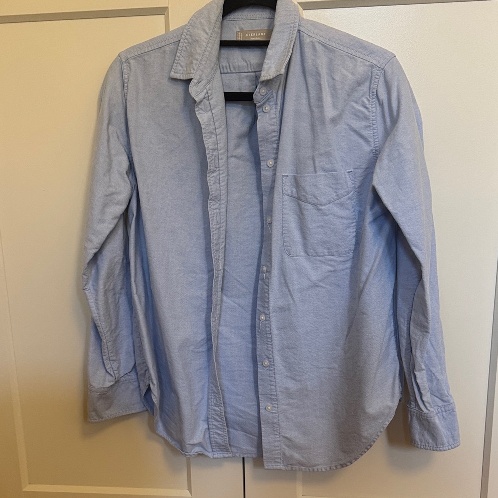 Everlane Light Blue Button Down Oxford Shirt
